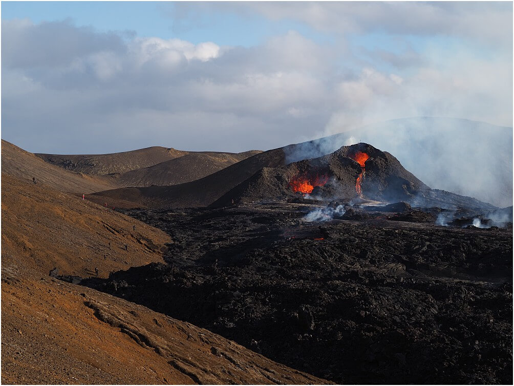Aktueller Vulkanausbruch auf Island ... der Fagradalsfjall