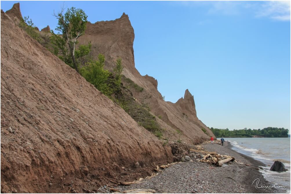 Die Chimney Bluffs bieten eine Natur, wie man sie im Staate New York jetzt nicht unbedingt erwarten würde.