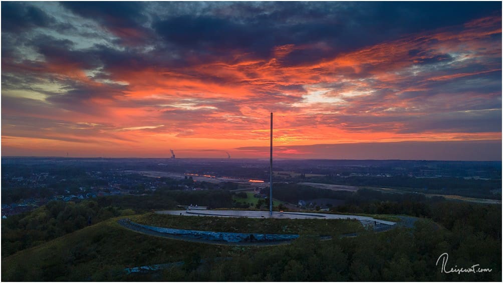 "Sunset Madness", solch ein Schauspiel rundet den Aufstieg natürlich noch ab