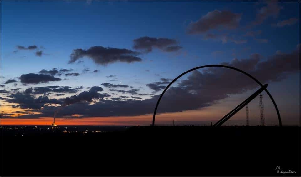 Horizontobservatorium oben auf der Halde Hoheward
