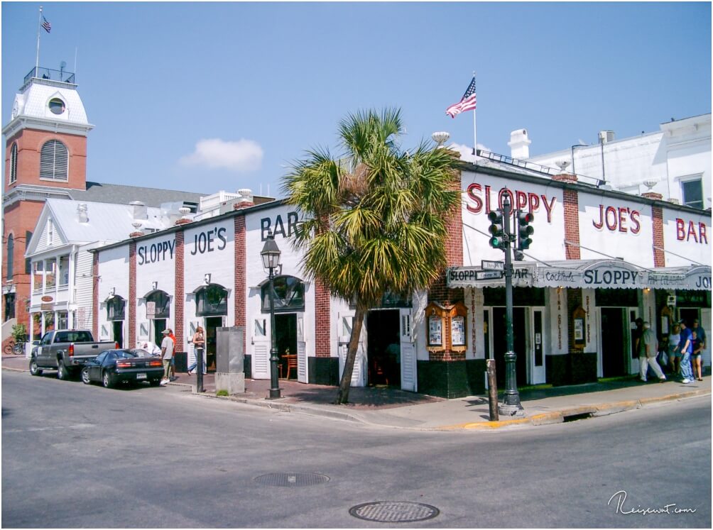 Ernst Hemingways Lieblingskneipe, das Sloppy Joe's auf der Duval Street