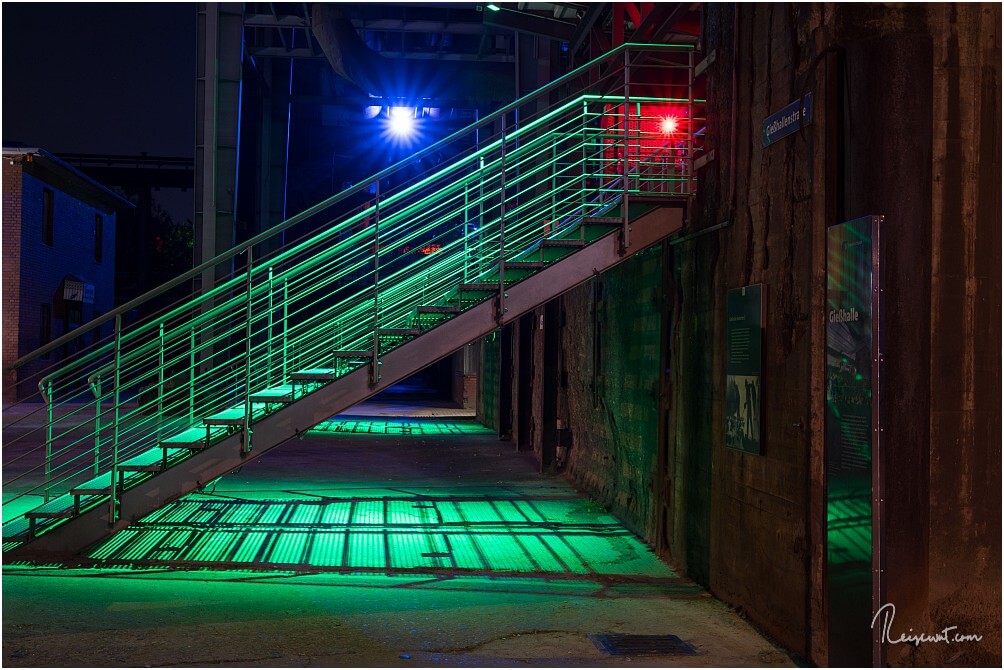 Eindrücke vom nächtlichen Landschaftspark-Duisburg