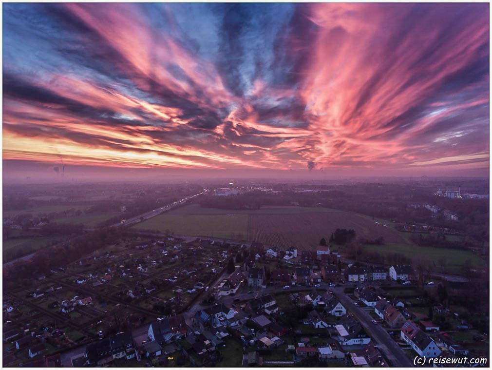 Spontaner Sunset Shot mit der Phantom 4