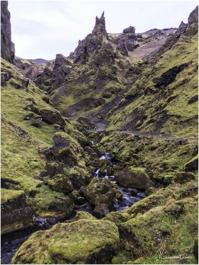 Þakgil mutet teilweise an, als wenn man sich live in einem Herr der Ringe Film befinden würde