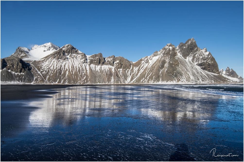 Egal welchen Vordergrund mal wählt, Vestrahorn ist einfach ungeheuer fotogen