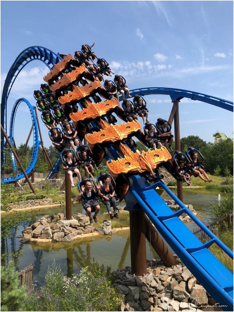 Der Wing Coaster Fēnix im Toverland macht einfach irre Spaß