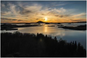 Sunset Myvatn