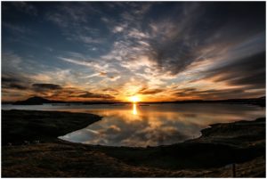 Sunset Myvatn