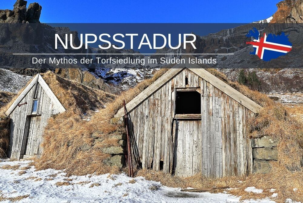 Nupsstadur Island Torfsiedlung