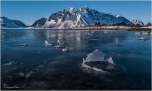 Cracked Ice entlang der E10