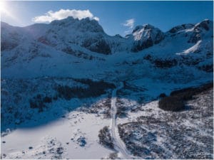 Anfahrt zum Nusfjord