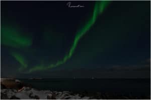 Polarlichter über dem Meer