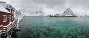 Sakrisøy Area Panorama