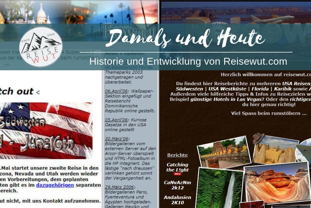 Reisewut Damals und heute