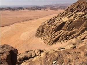 Blick nach Saudi-Arabien auf dem Jabel Al-Hash