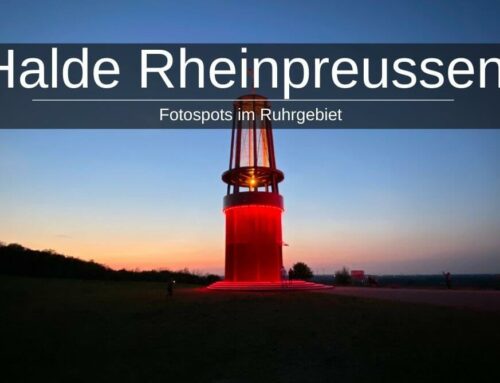 Halde Rheinpreussen » Das Geleucht bei Moers