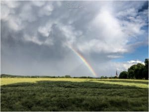 Mammatuswolken nach einem Gewitter (Recklinghausen)