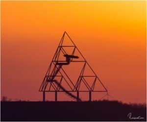 Tetraeder Sonnenuntergang