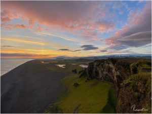 Dyrholaey Sonnenuntergang