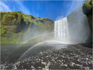 Skogafoss Regenbogen