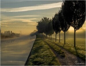 Sonnenaufgang am Datteln-Hamm-Kanal