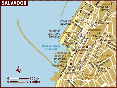 Karte von Salvador Karte von Salvador