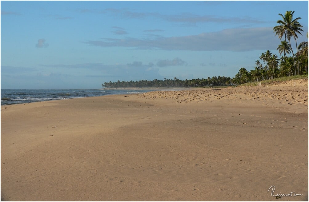 Der Weg am Strand entlang ist einfach nur ein Traum