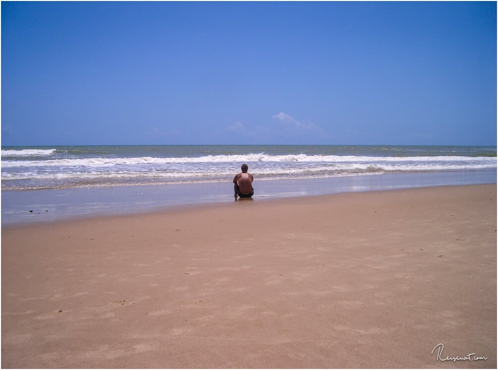 Der Weg am Strand entlang ist einfach nur ein Traum