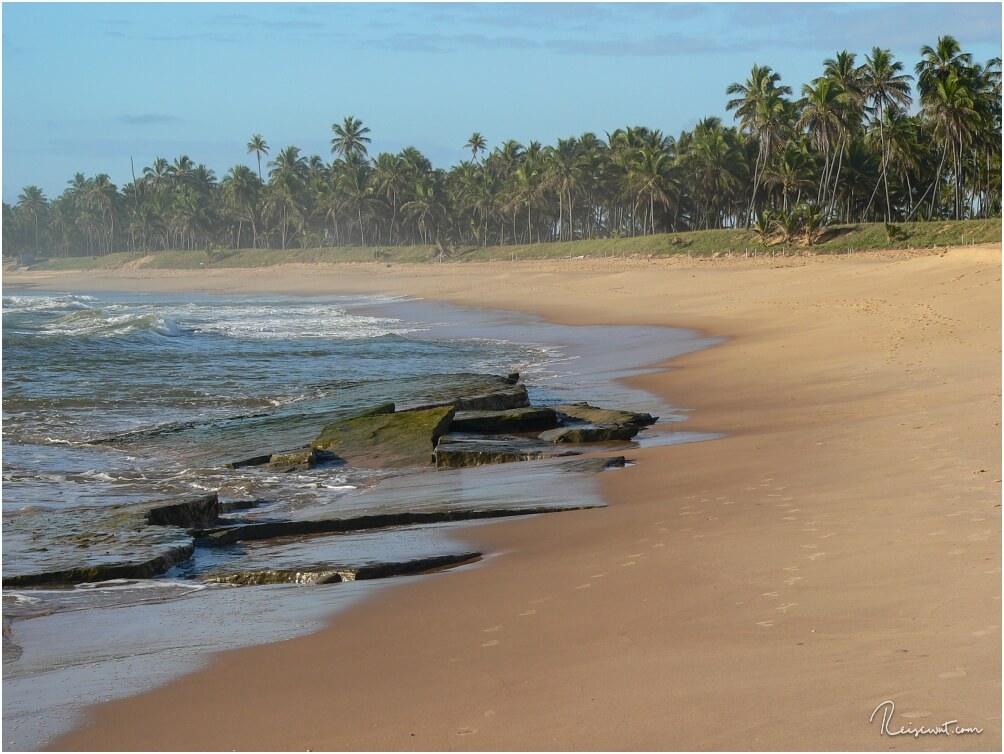 Der Weg am Strand entlang ist einfach nur ein Traum