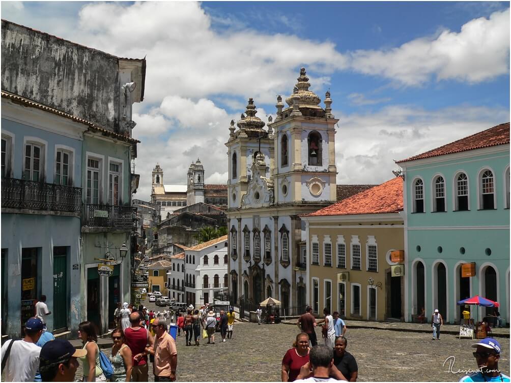 Der Largo de Pelourinho in der Innenstadt Salvadors ist kultureller und touristischer Mittelpunkt der Stadt