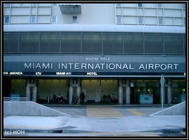 Der Flughafen von Miami