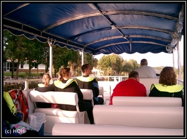 Unterwegs auf dem Boot