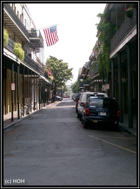 Seitengasse im French Quarter