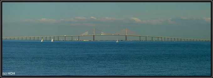 Sunshine Skyway Bridge Panorama