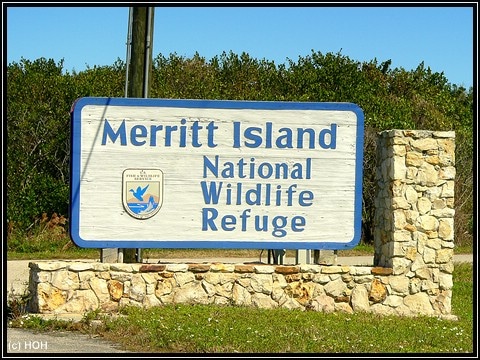 Merritt Island National Wildlife Schild