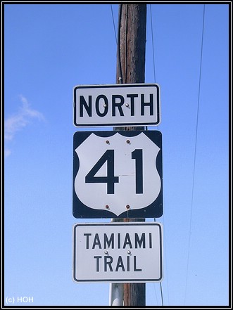 Tamiami Trail Sign