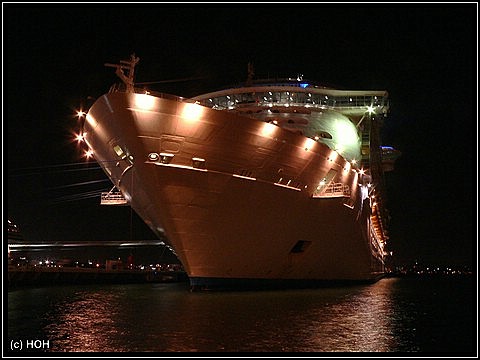 Die Liberty am Abend in San Juan