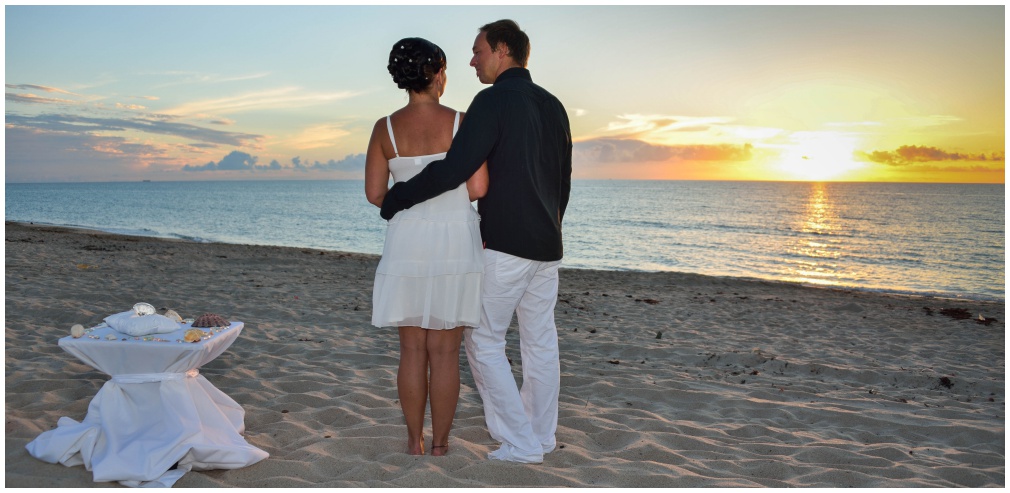 Sunrise Beach Wedding Florida Delray Beach