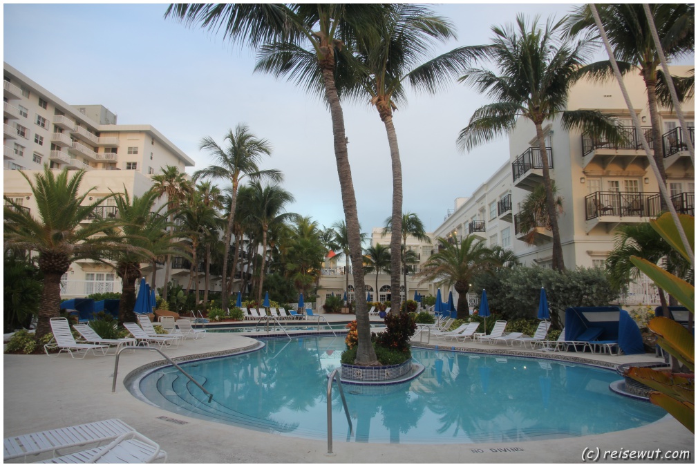 Pool vom Savoy Hotel Miami Beach