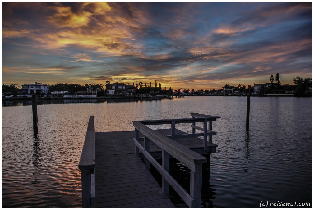 Sonnenaufgang a la Florida, hier in St.Pete Beach