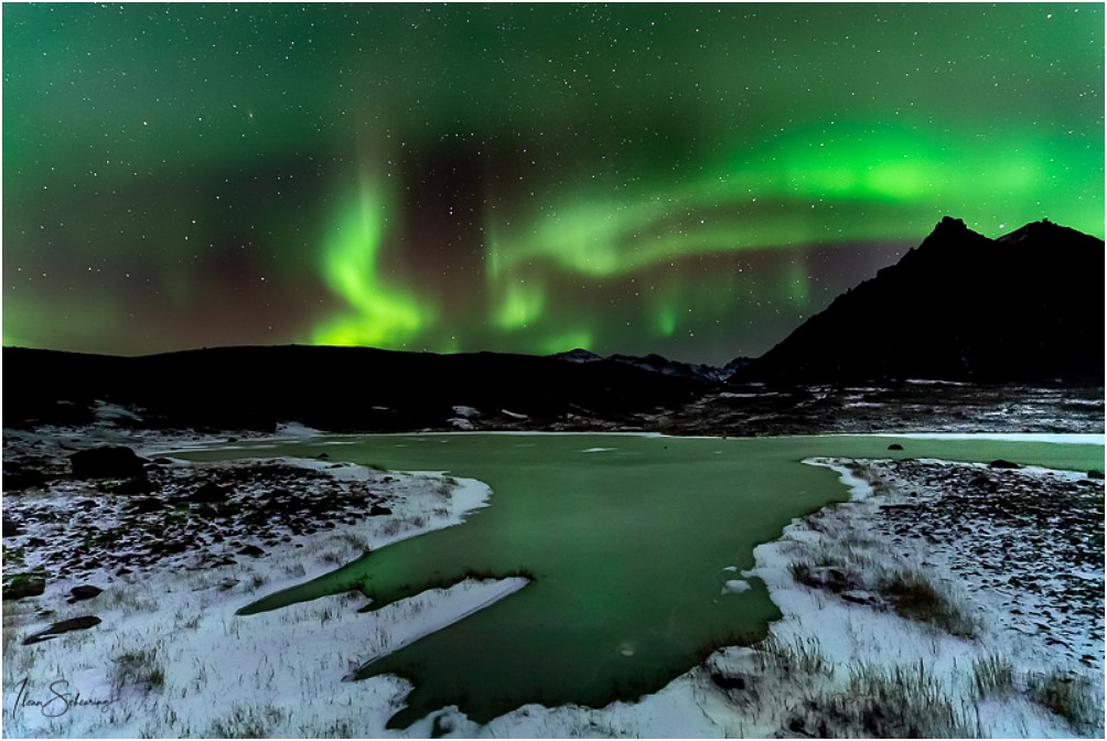 Polarlichter über dem Fjallsárlón