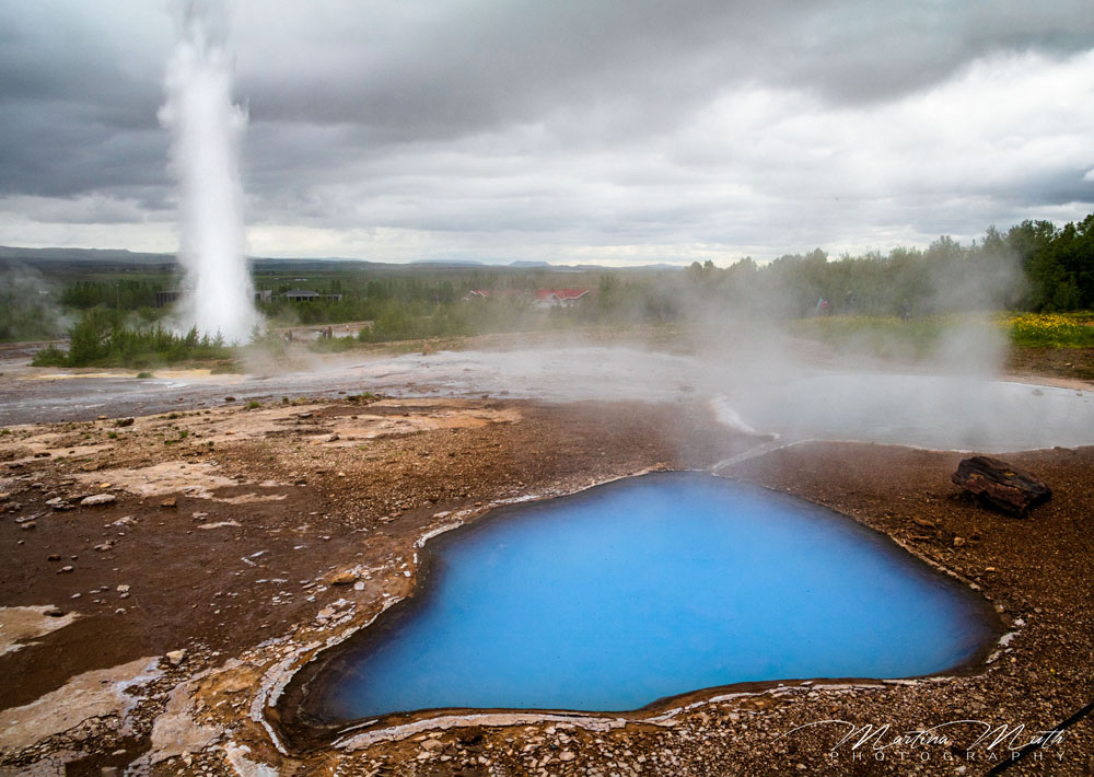 Blue Pool in der Nähe vom Geysir