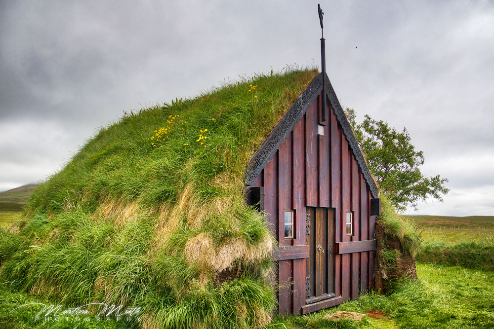 Grafarkirkja im Norden Islands