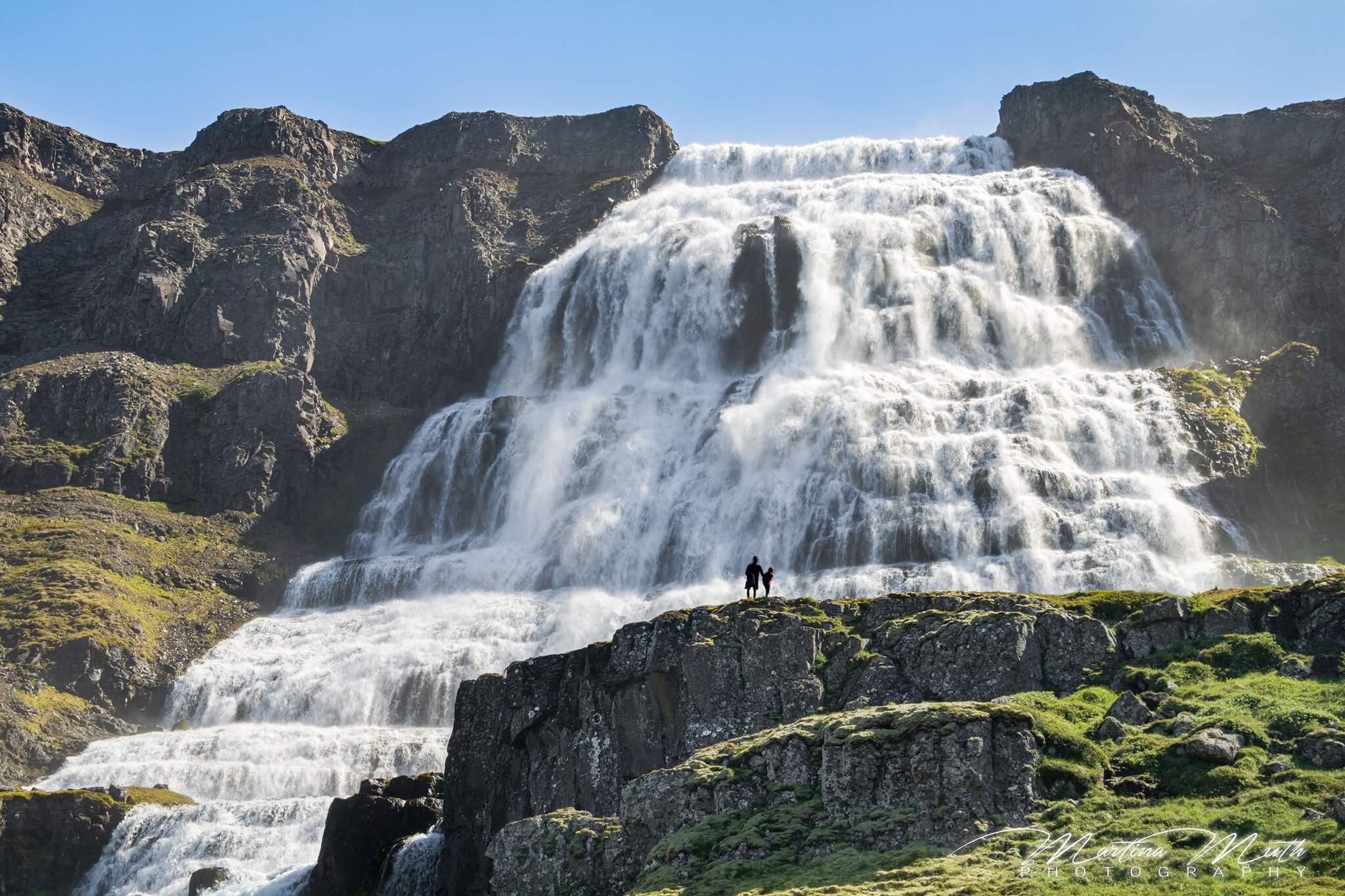 Hier erkennt gut man die gigantischen Ausmaße des Wasserfalls