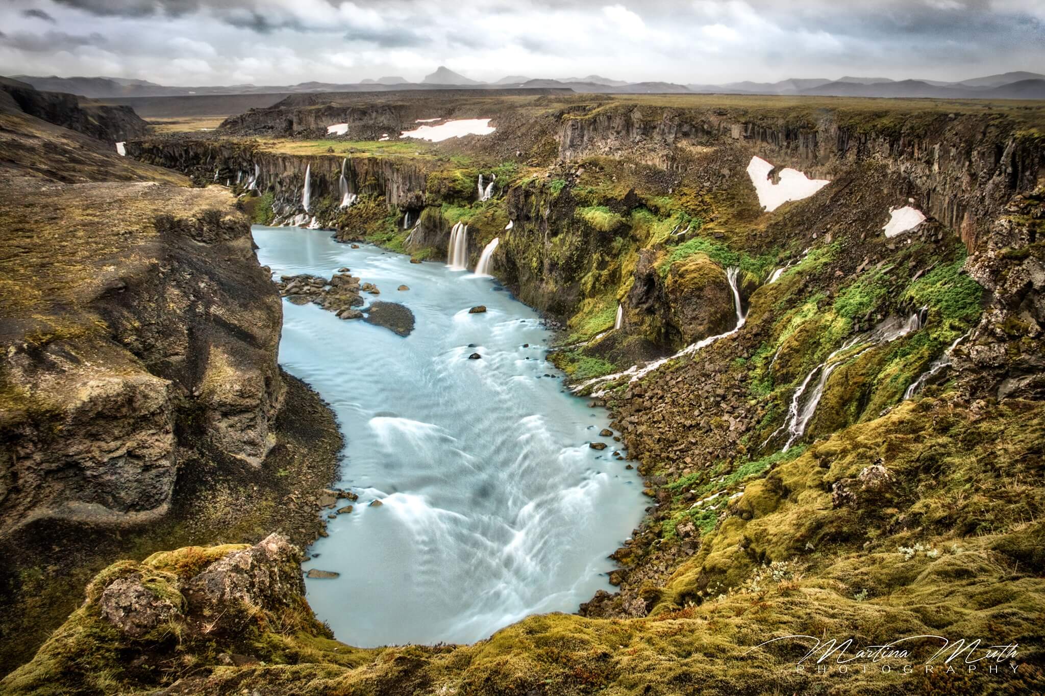 Der extrem fotogene Sigöldugljúfur Canyon