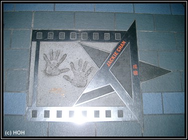 Jackie Chan auf der Avenue of Stars