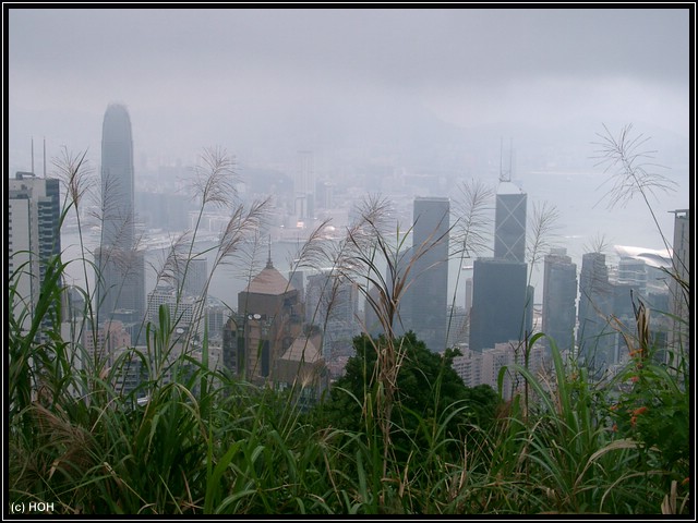 Blick vom Peak auf Hong Kong