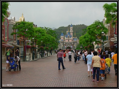 Die Mainstreet im Disneyland Hong Kong