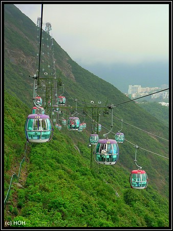 Seilbahn im Ocean Park ... 