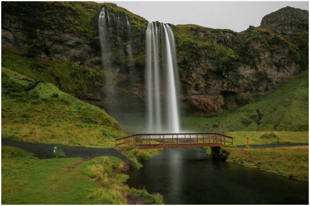 Langzeitbelichtung vom Seljalandsfoss